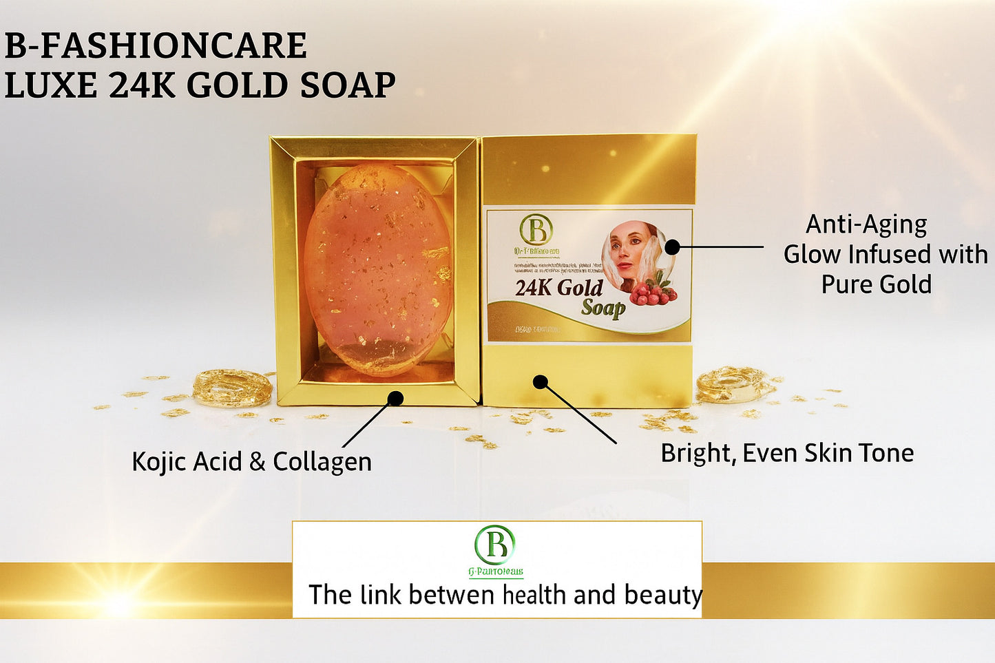 24K Gold Soap – Radiant Glow & Deep Moisture | B-Fashioncare